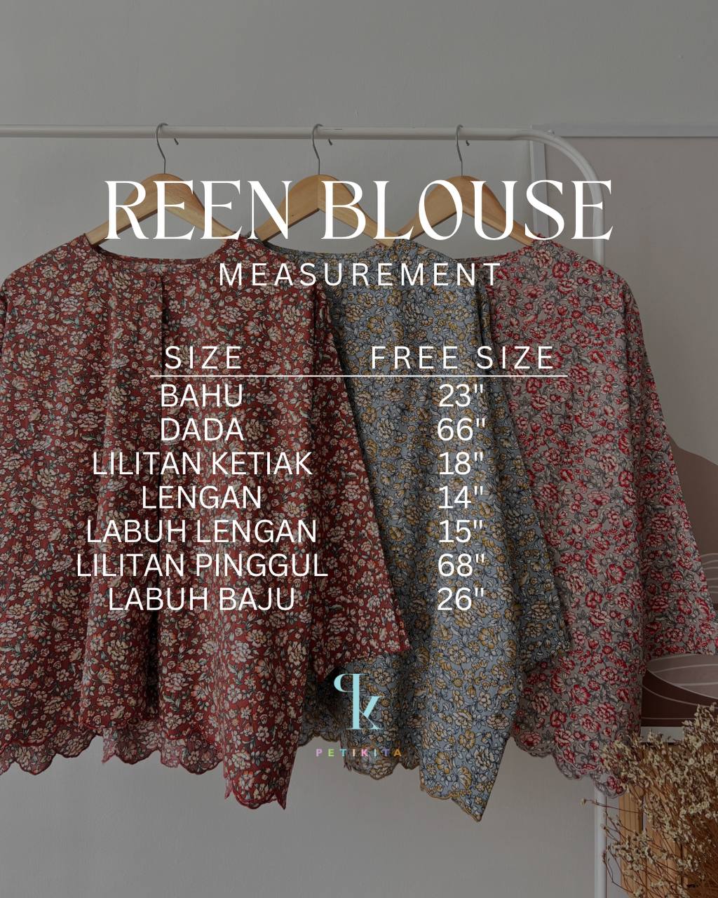 REEN BLOUSE BY PETIKITA CASUAL