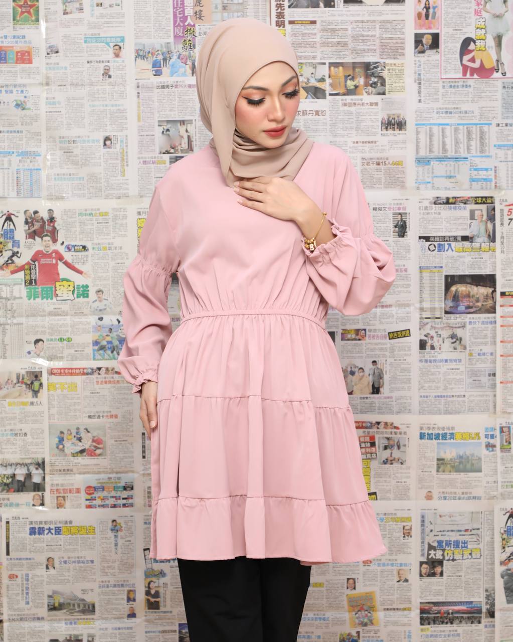 QIEZA BLOUSE BY PETIKITA CASUAL