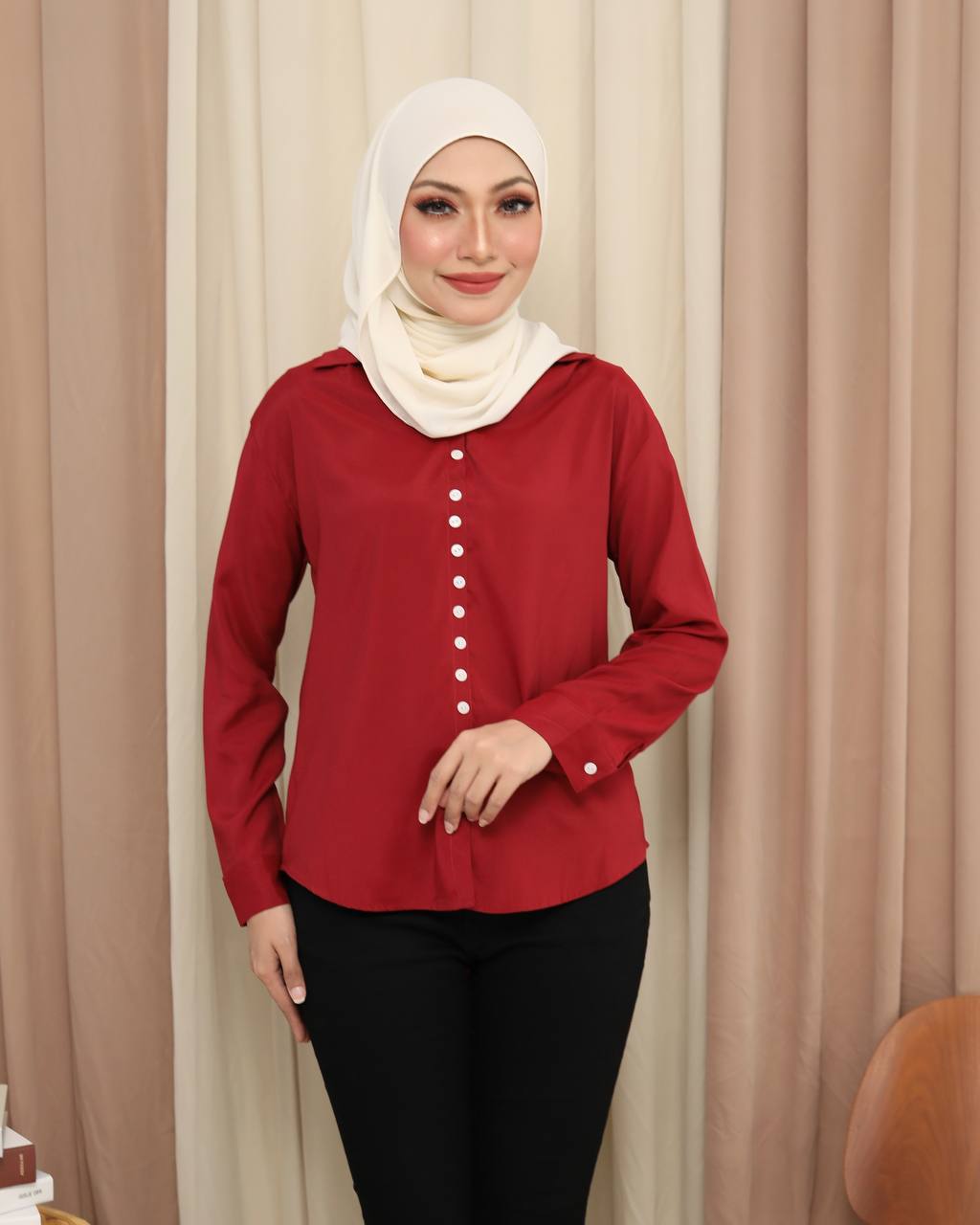 KANZA BLOUSE BY PETIKITA CASUAL