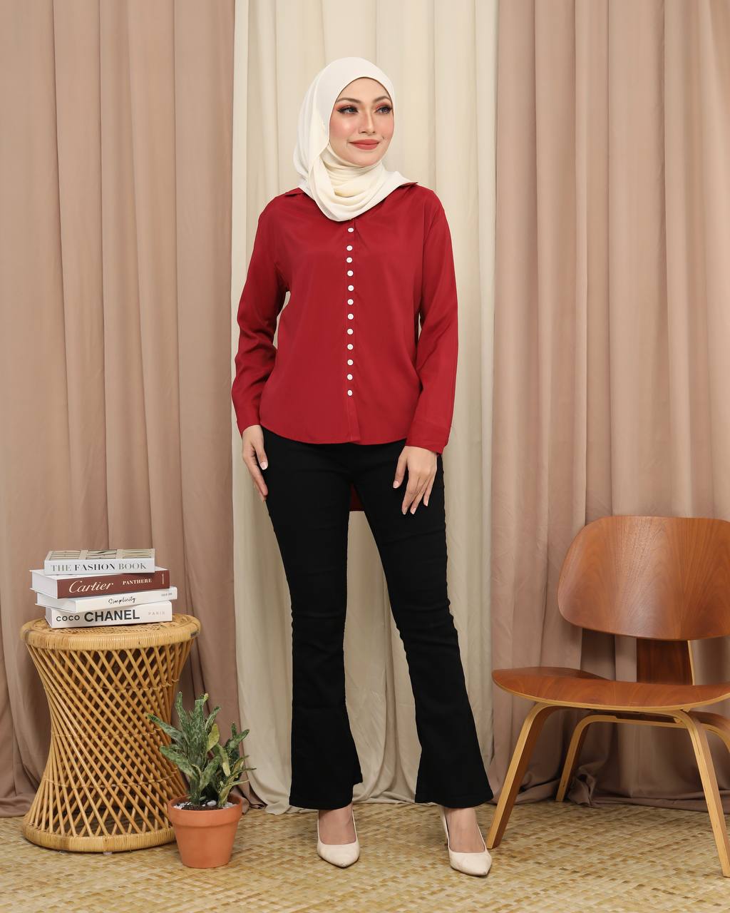KANZA BLOUSE BY PETIKITA CASUAL