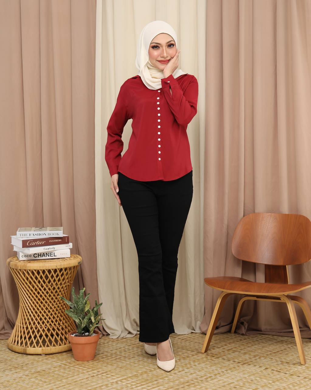 KANZA BLOUSE BY PETIKITA CASUAL