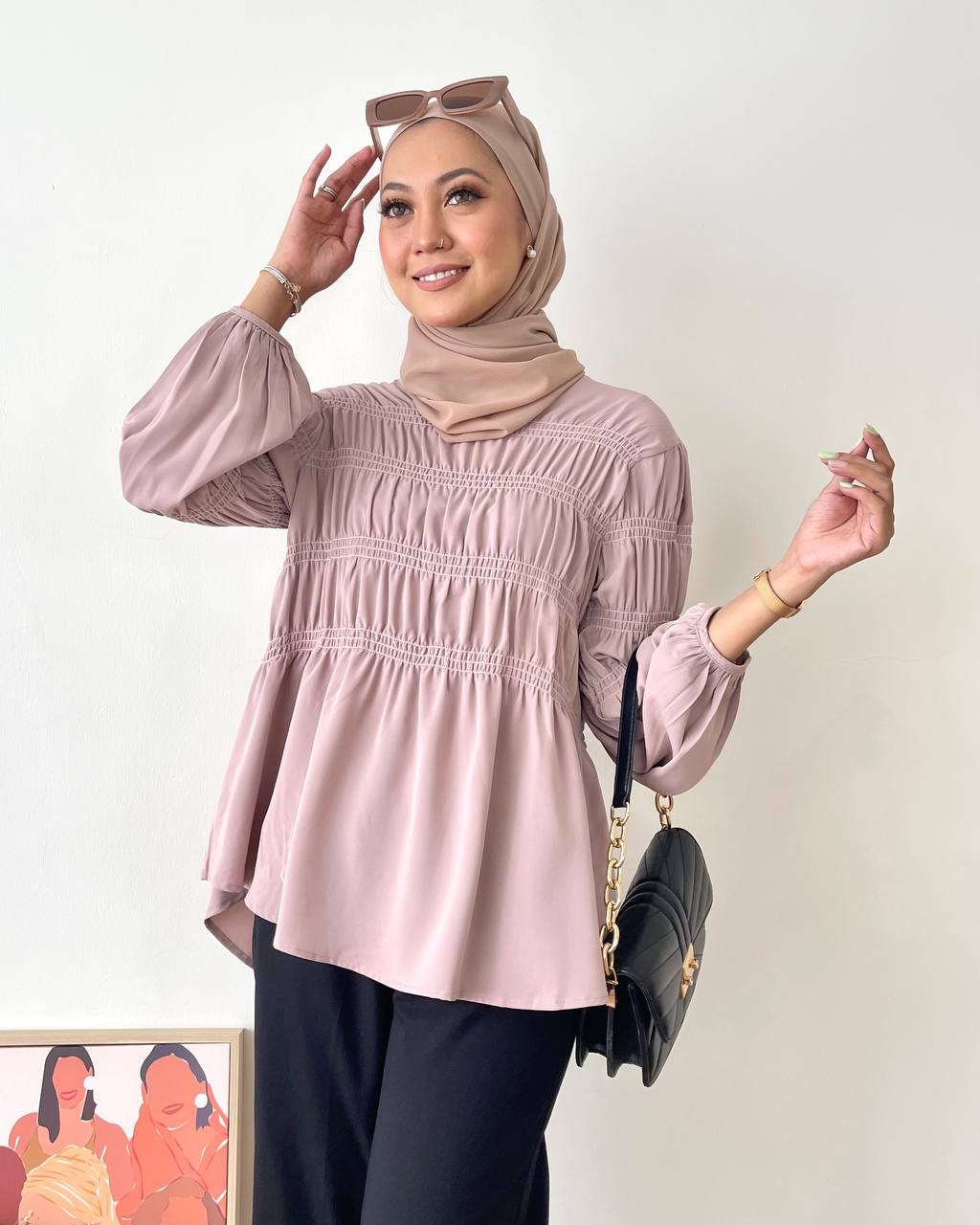 KARA BLOUSE  BY PETIKITA CASUAL