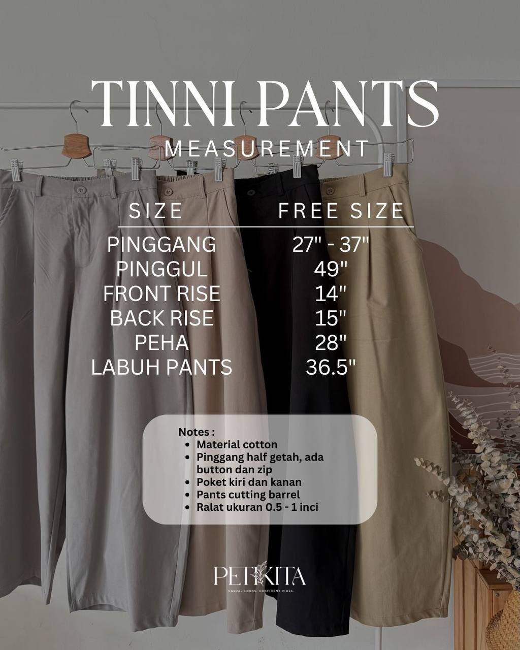 TINNI PANTS BY PETIKITA CASUAL