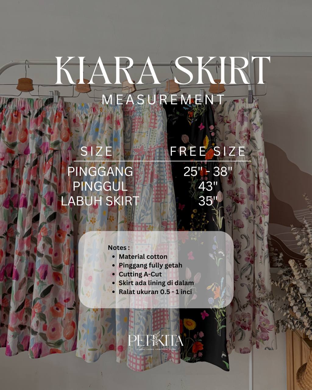 KIARA SKIRT BY PETIKITA CASUAL