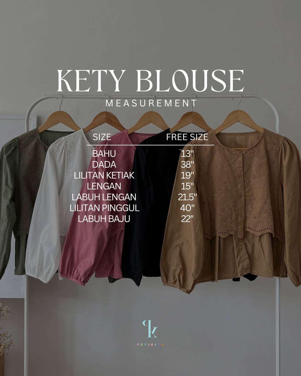 KETY BLOUSE BY PETIKITAAA