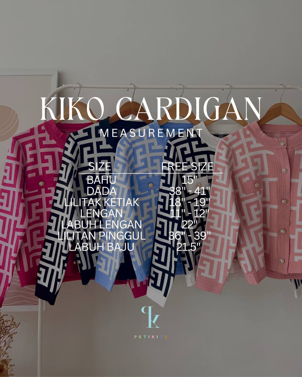 KIKO CARDIGAN BY PETIKITA CASUAL
