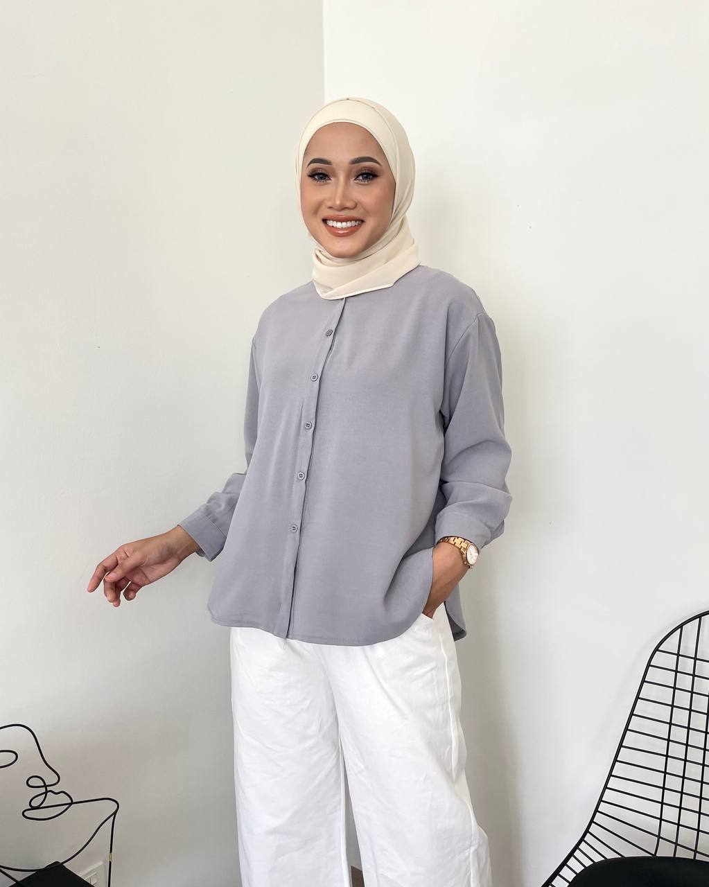 JENIA BLOUSE BY PETIKITA CASUAL