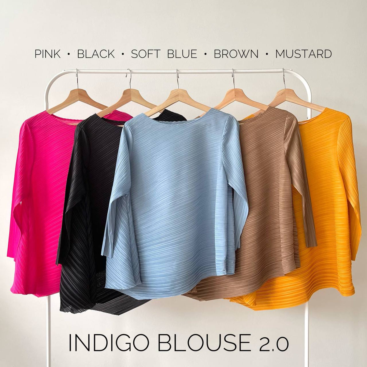 INDIGO BLOUSE 2.0 BY PETIKITA CASUAL