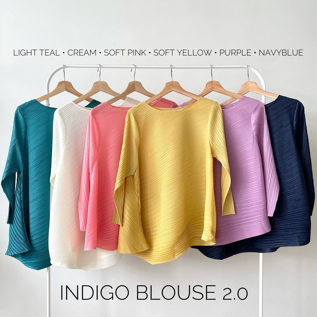 INDIGO BLOUSE 2.0 BY PETIKITA CASUAL