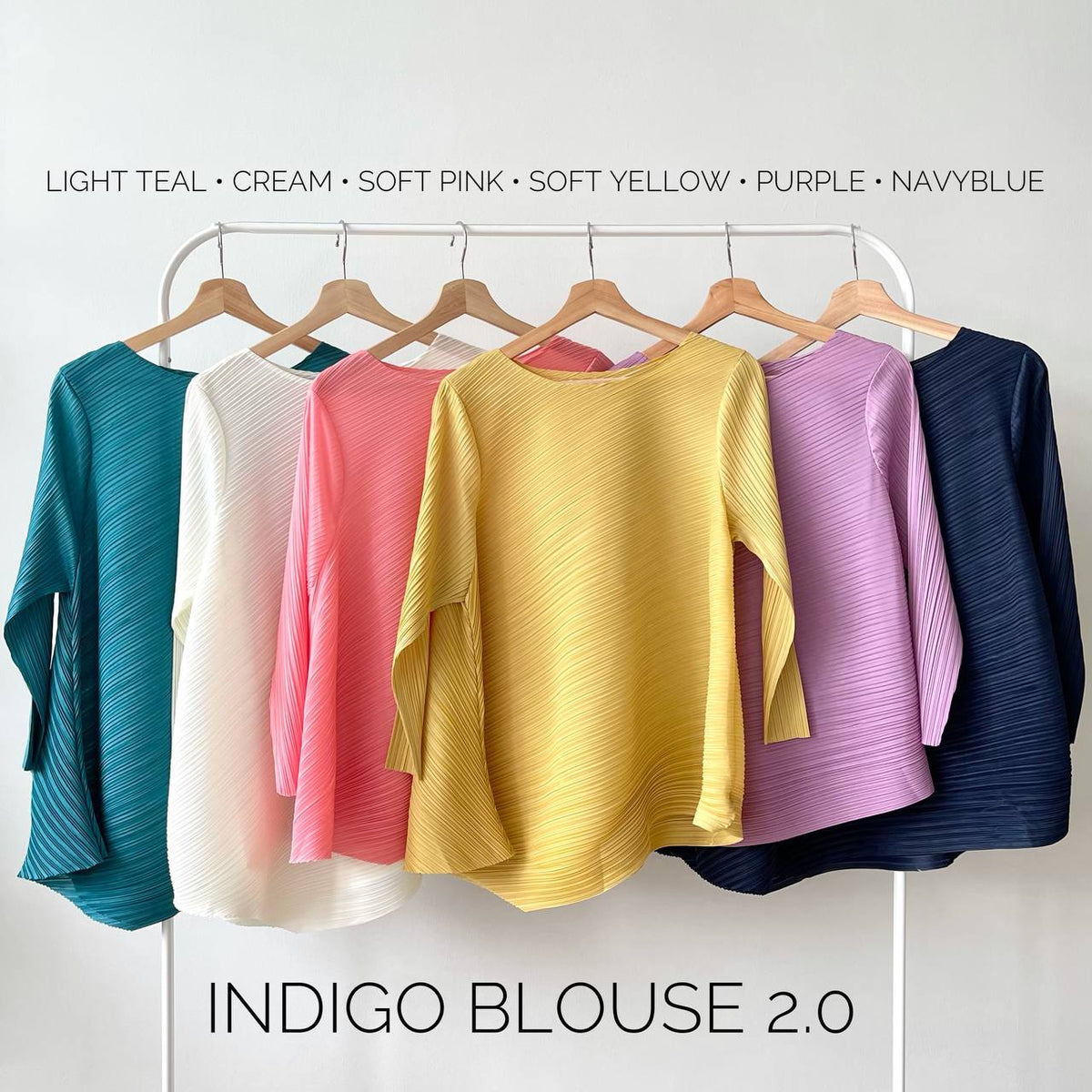 INDIGO BLOUSE 2.0 BY PETIKITA CASUAL