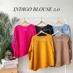 INDIGO BLOUSE 2.0 BY PETIKITA CASUAL