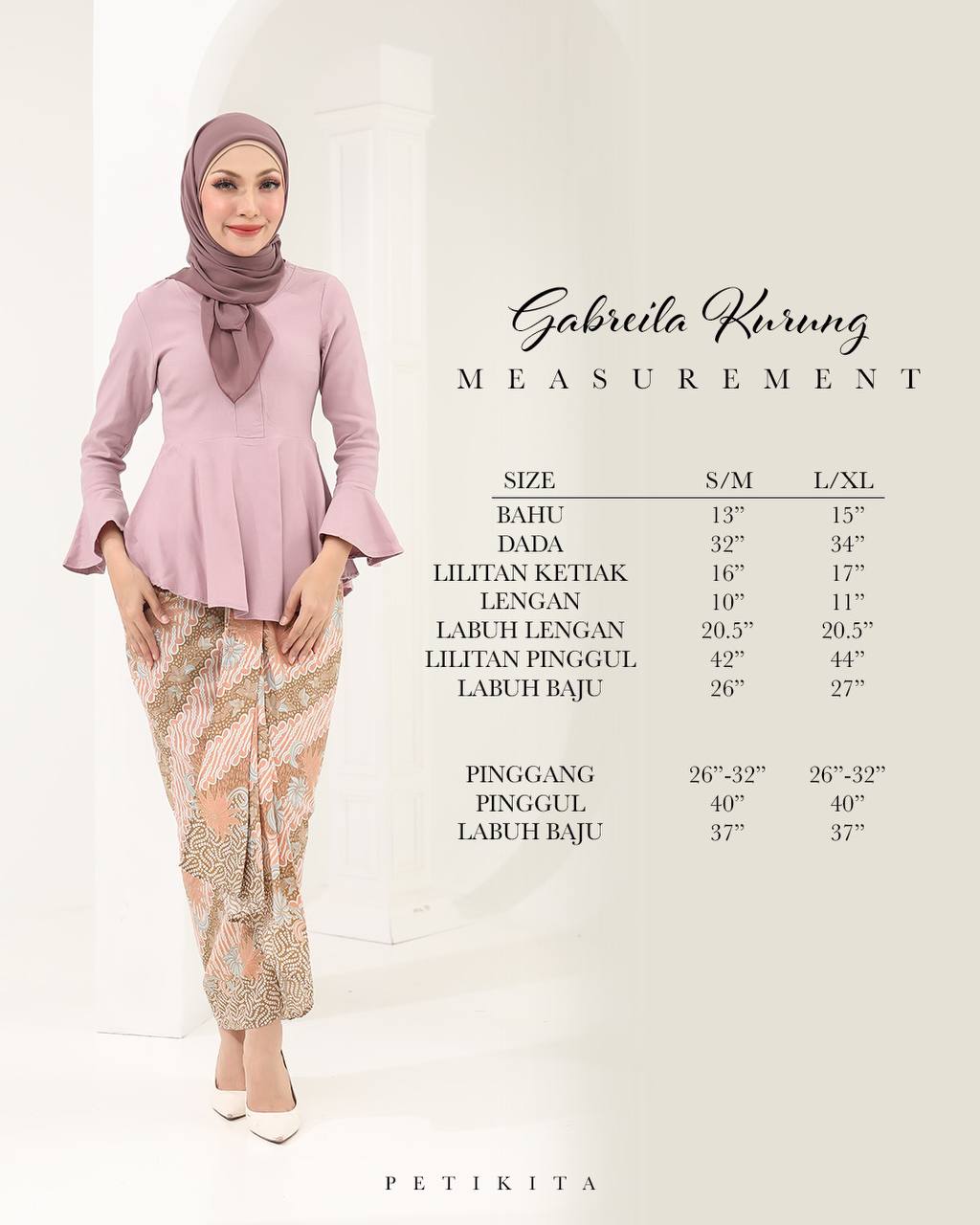 GABREILA KURUNG BY PETIKITA RAYA