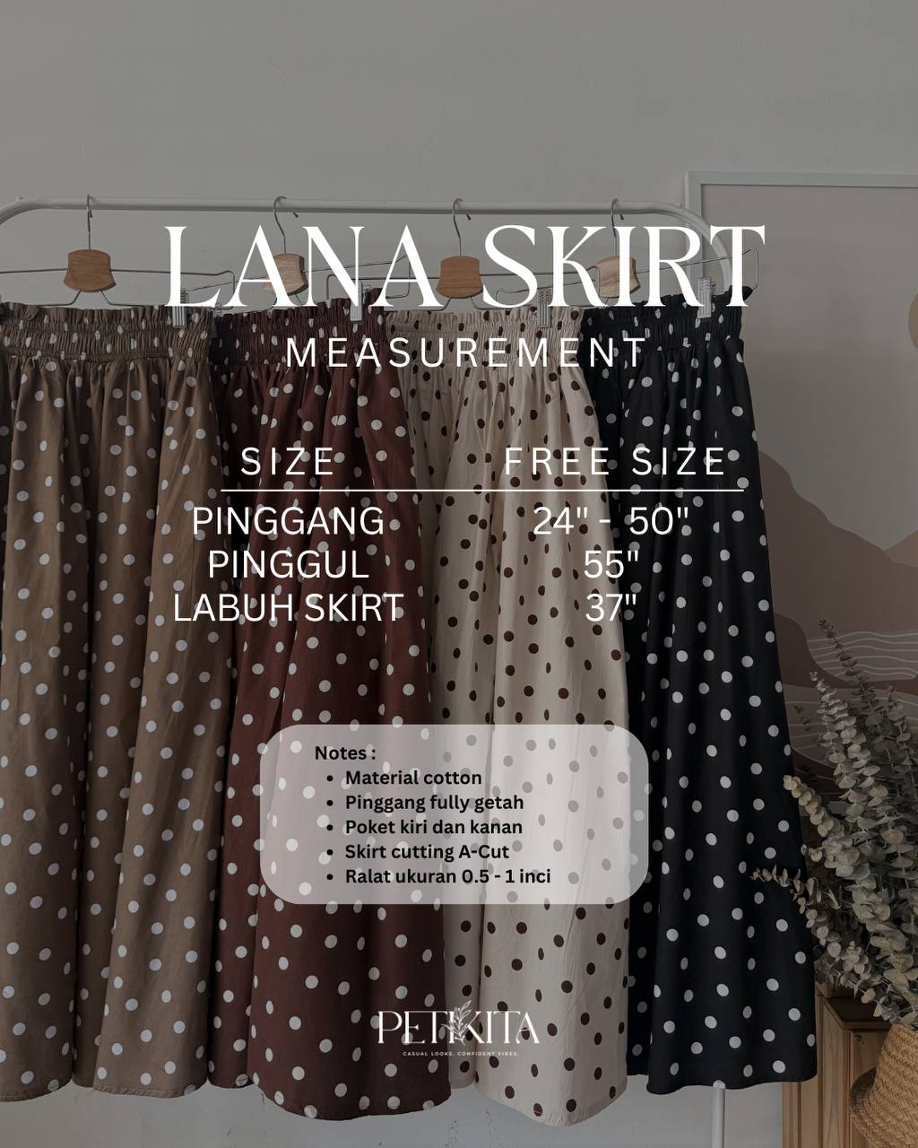 LANA SKIRT PETIKITA KASUAL