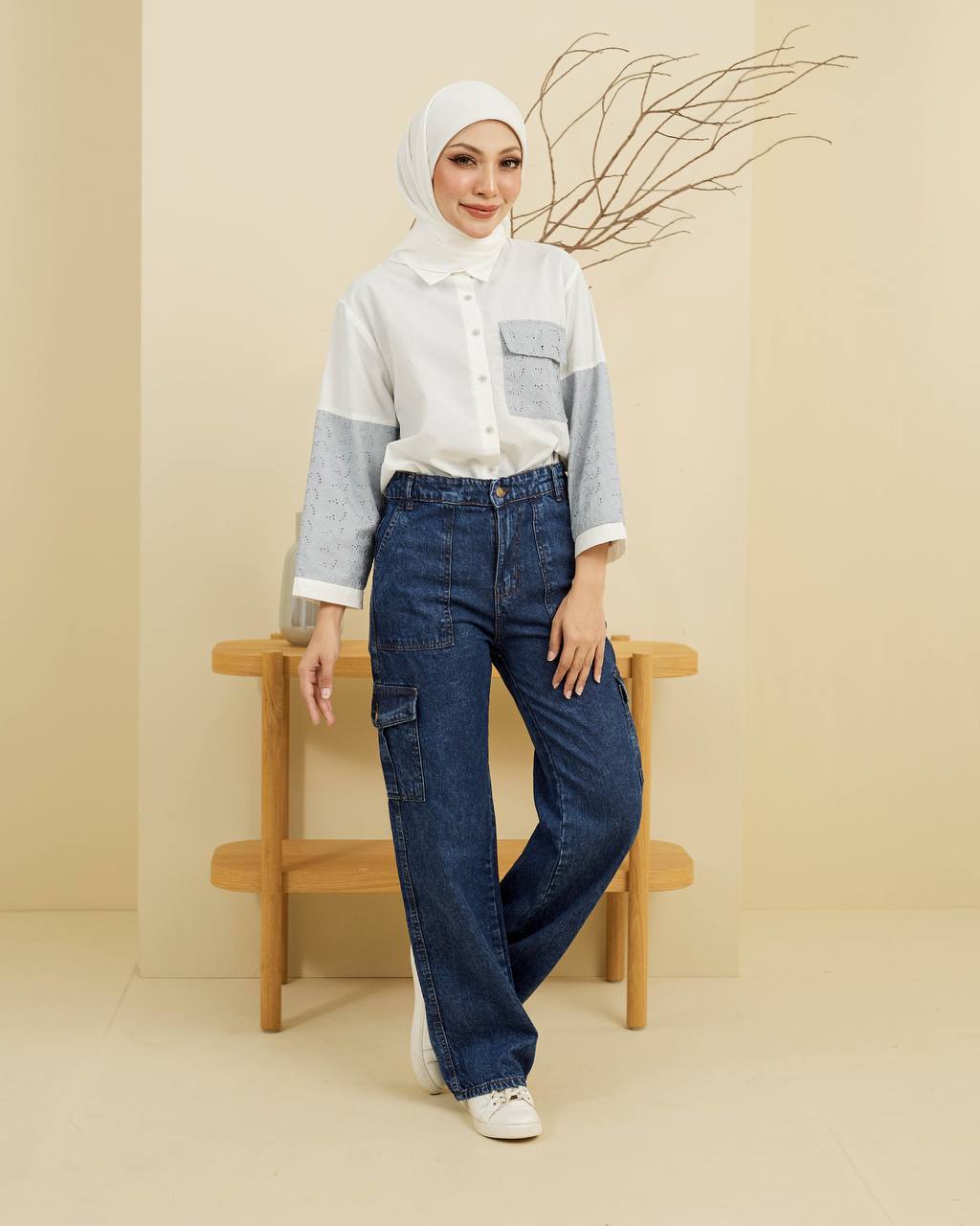 FRESIA CARGO JEANS BY PETIKITA